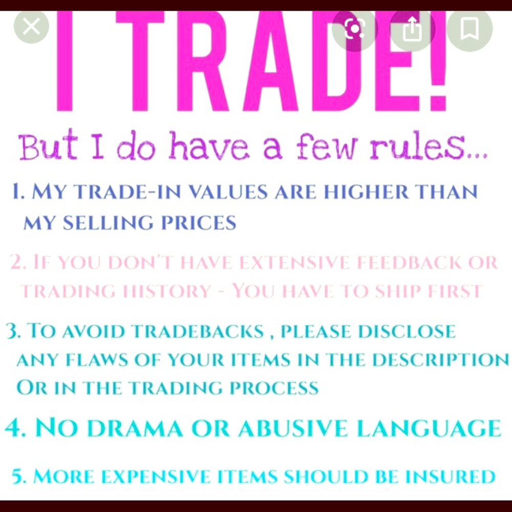 I TRADE by the item not the price
